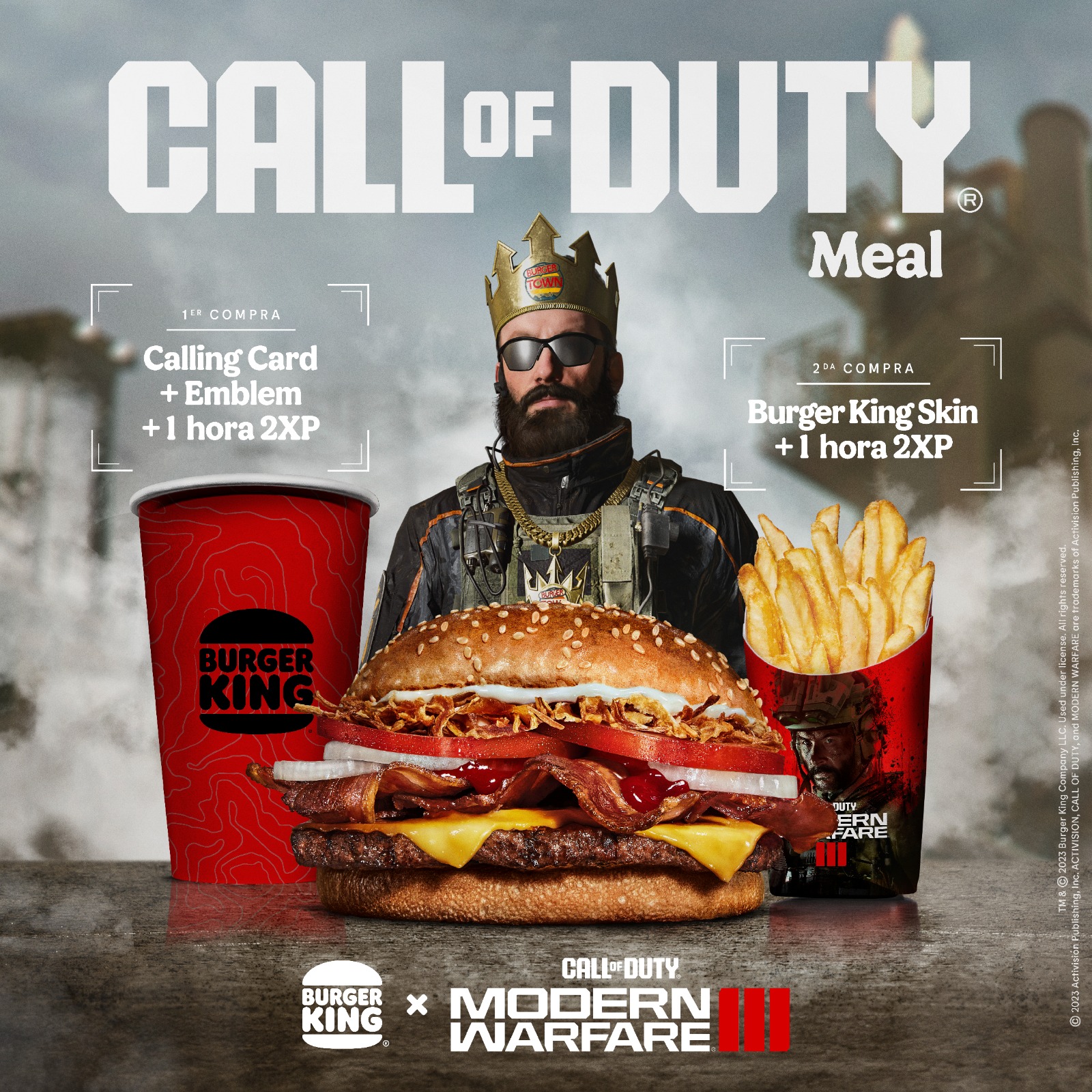 Burger King renueva su exitosa colaboración con Call of Duty